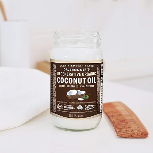 Miniatura 3 de Aceite de coco virgen recién prensado de comercio justo y orgánico Dr. Bronner 's