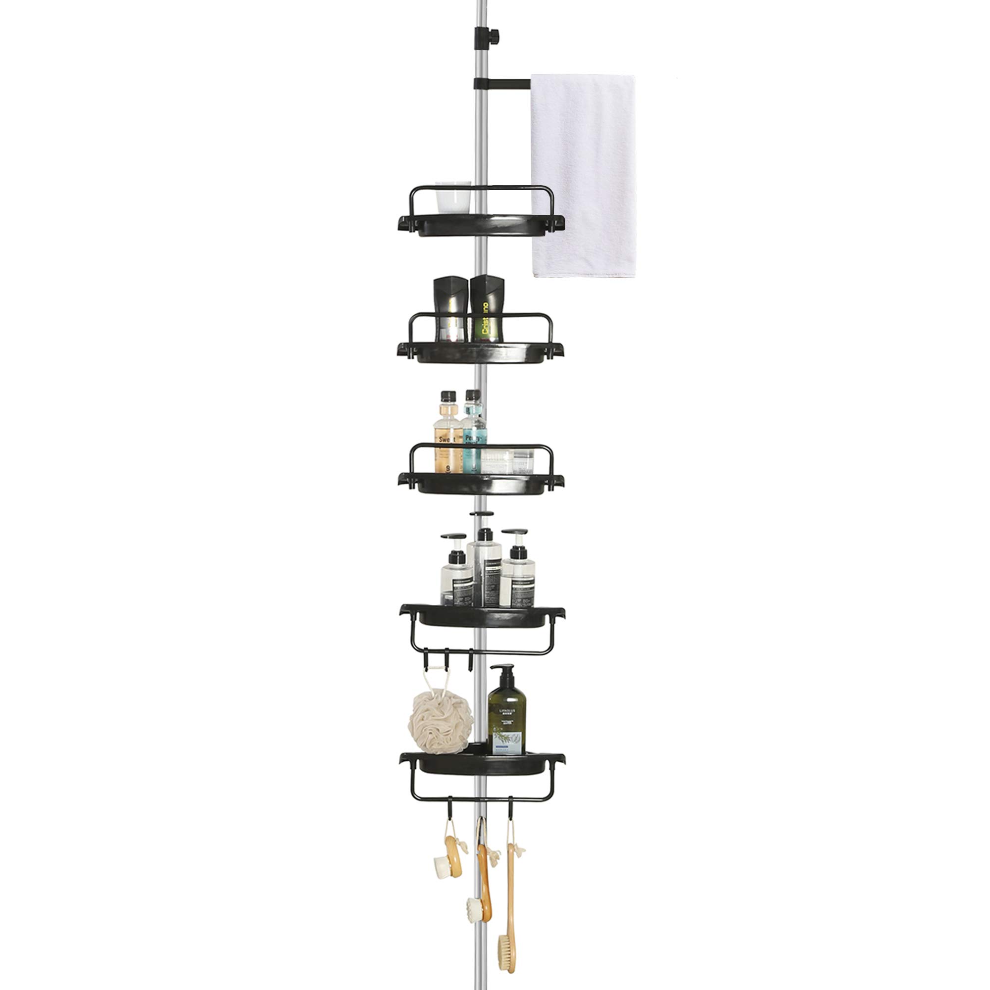 Buy DYN Ptah Corner Shower Caddy Tension Pole 5Shelf, Standing