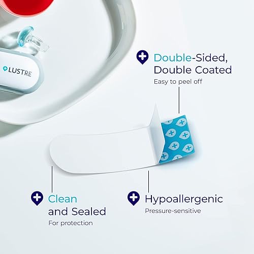 Miniatura 2 de LUSTRE Tiras  60 tiras adhesivas y sensibles a la presión para usar con dispositivos LUSTRE ClearSkin  Terapia de la piel  Reducción de acné,
