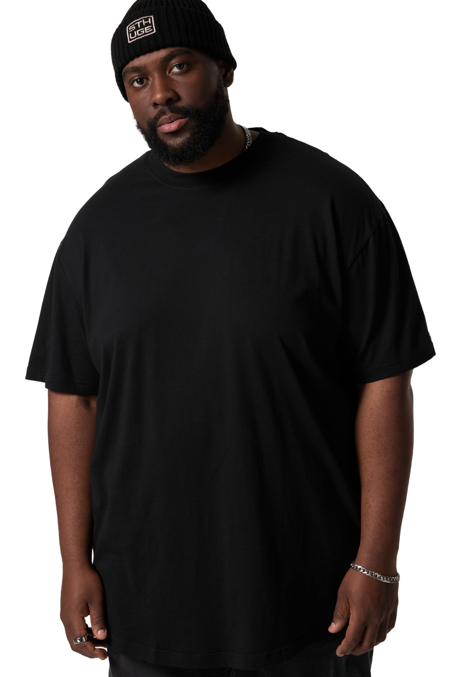 STHUGE T-Shirt, Halbarm, Oversized, Rückenprint 836971