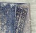 2817 Distressed Blue 5 x 7 Area Rug Carpet Large New
