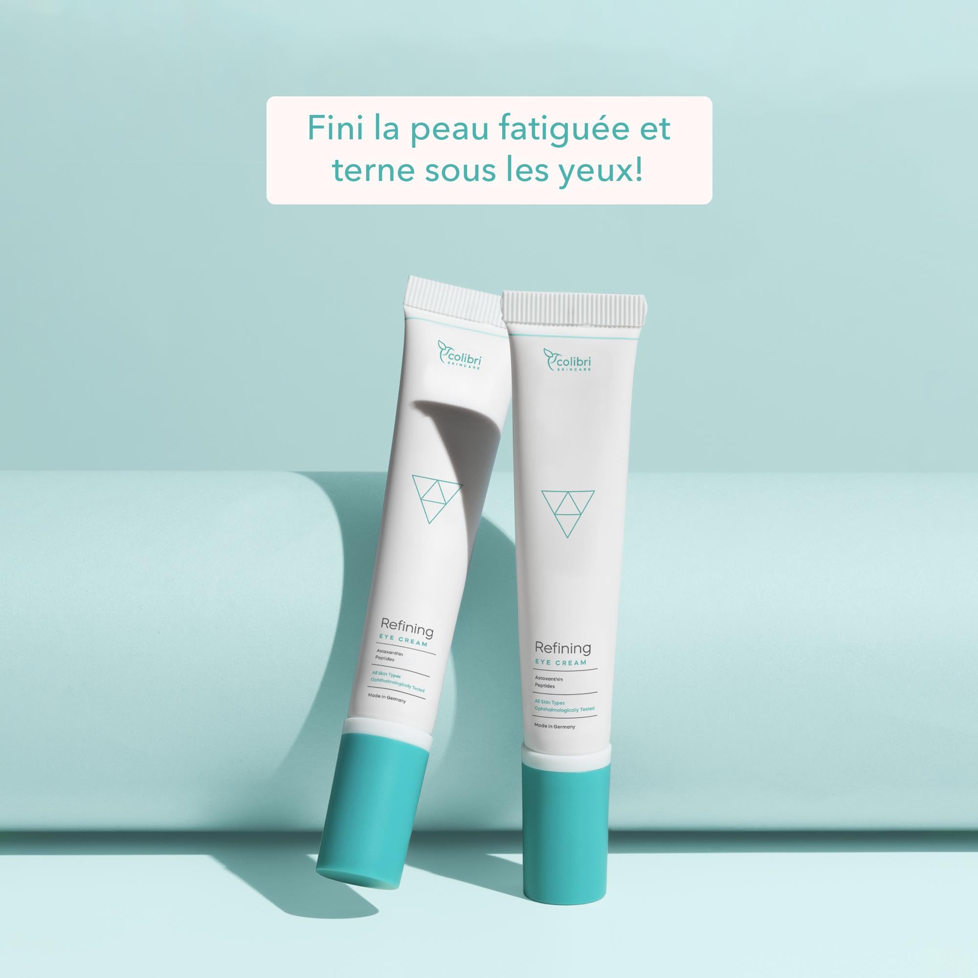 colibri skincare Refining Eye Cream 20ml - Crème pour les yeux contre les rides et les cernes, aide à réduire les gonflements, pour une peau lumineuse et rebondie sous les yeux, creme contour
