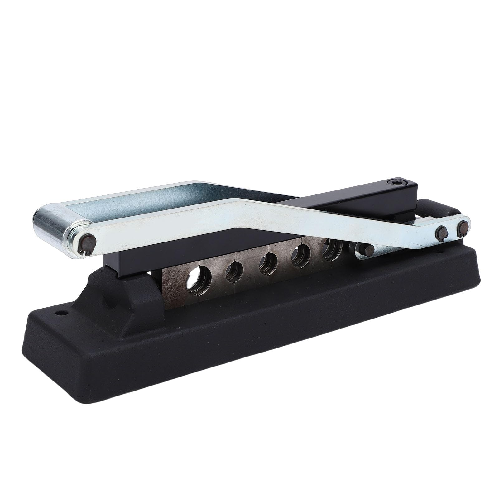 Robusto juego de crimpadora de manguera, herramienta de crimpadora de manguera de aire con férulas para mangueras de PVC con diámetro interior de 1/4, 5/16 y 3/8 pulgadas