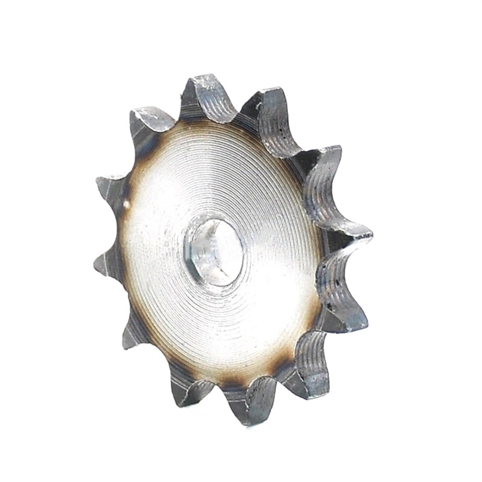 Piñón, engranaje recto, de motor alta precisión, 1 piñón cadena plana 08B, 26-41 dientes, paso acero A3, 12,7 mm, accionamiento industrial (32 dientes)(26 Teeth)