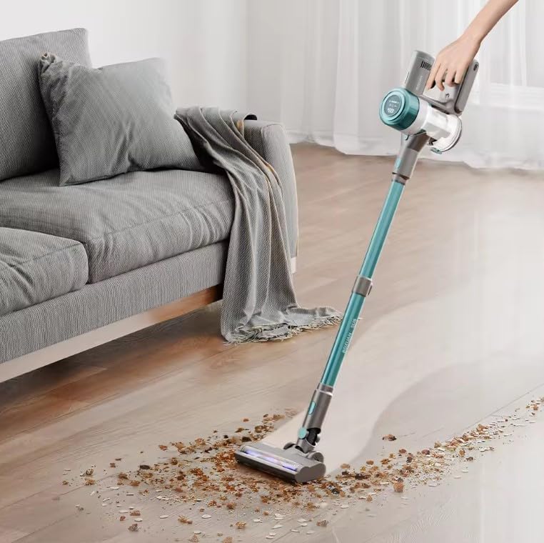 Assembled cordless stick vacuum cleaner