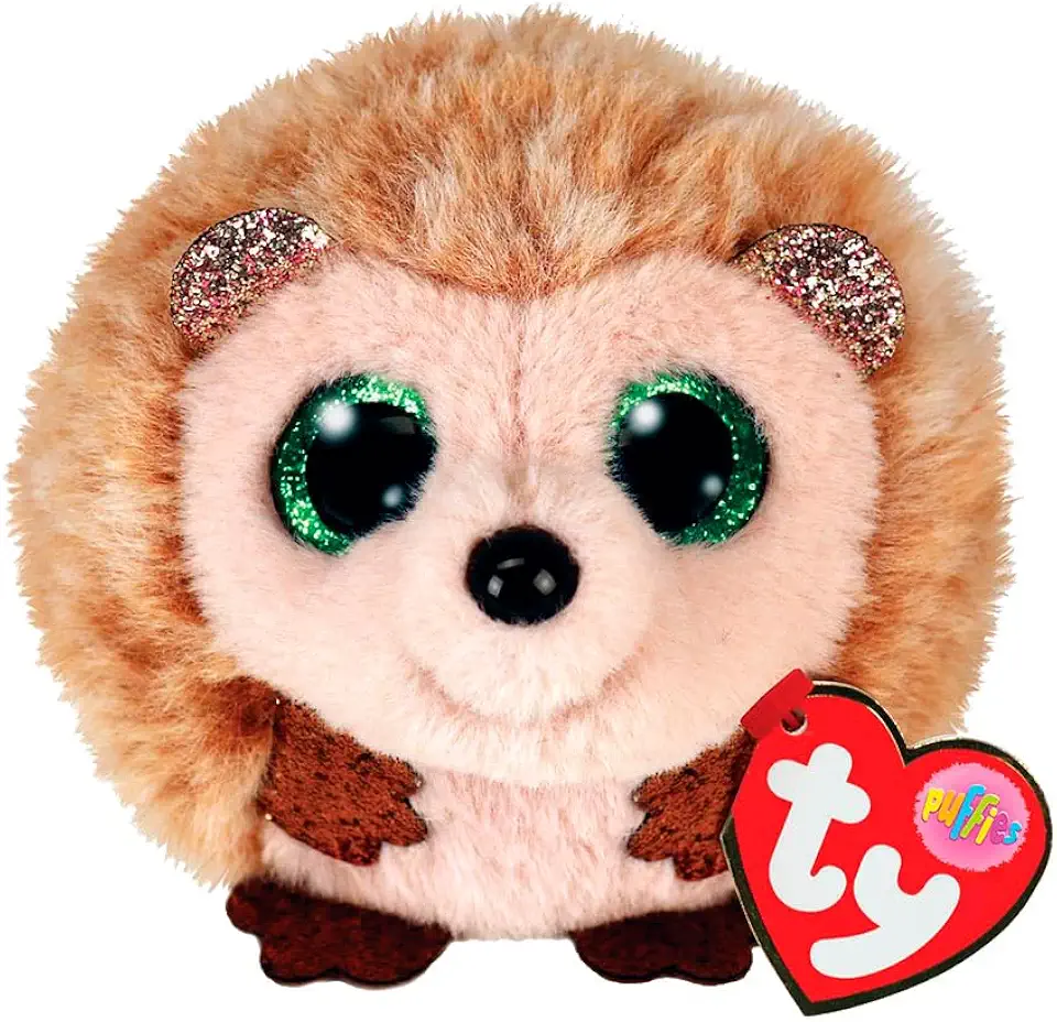 Pelúcia Beanie Balls Tanner 8cm Mini Ty Toyng Olhos Grandes com Glitter Original Formato Redondo Antialérgico Colecionável (Hazel - 28/10)