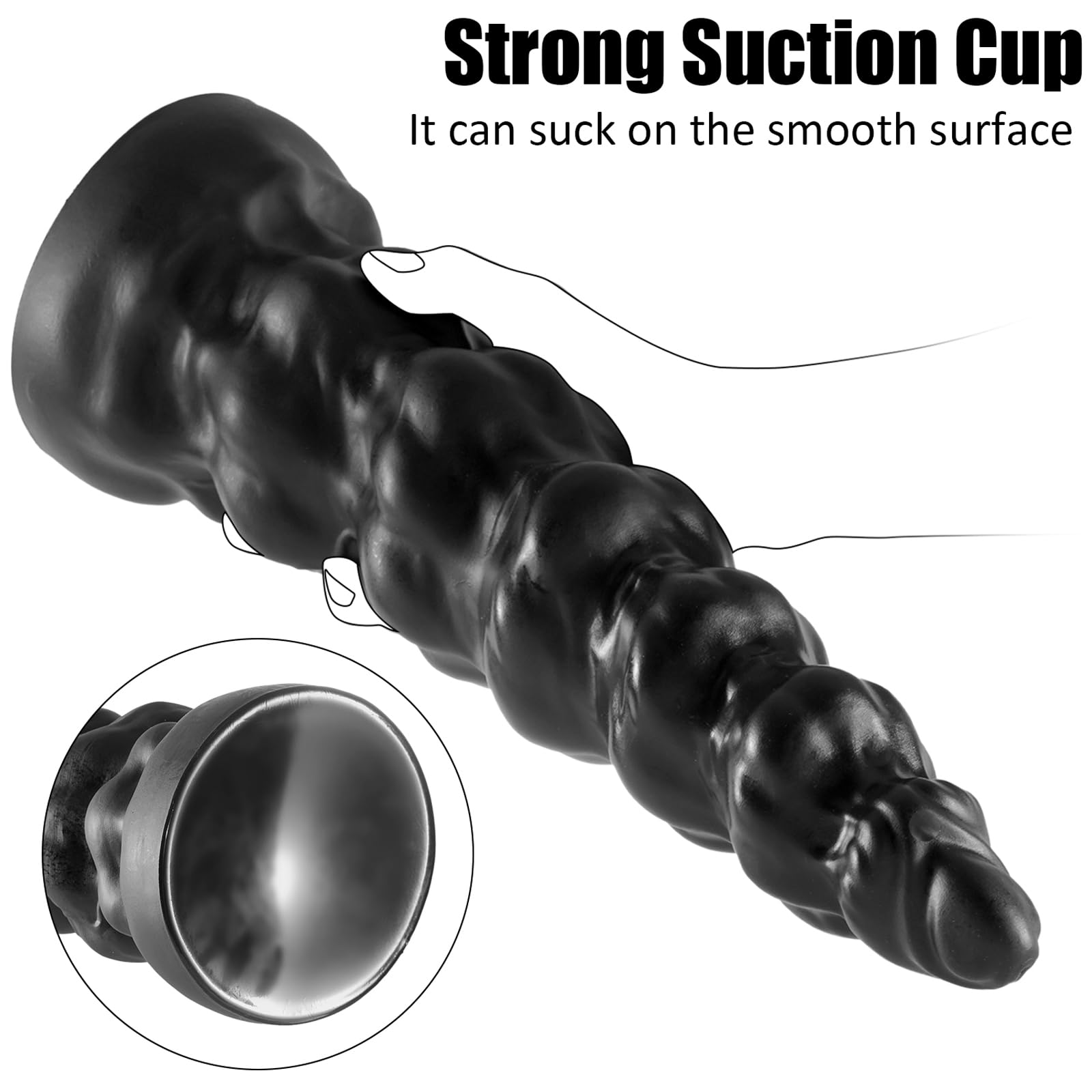 14.76" Ultra enorme grueso culo enchufe Super largo anal enchufes Anus Dildo cuentas de apertura entrenador culo Stretcher, anal G-Spot juguetes sexuales para jugador avanzado maestro mujeres hombres