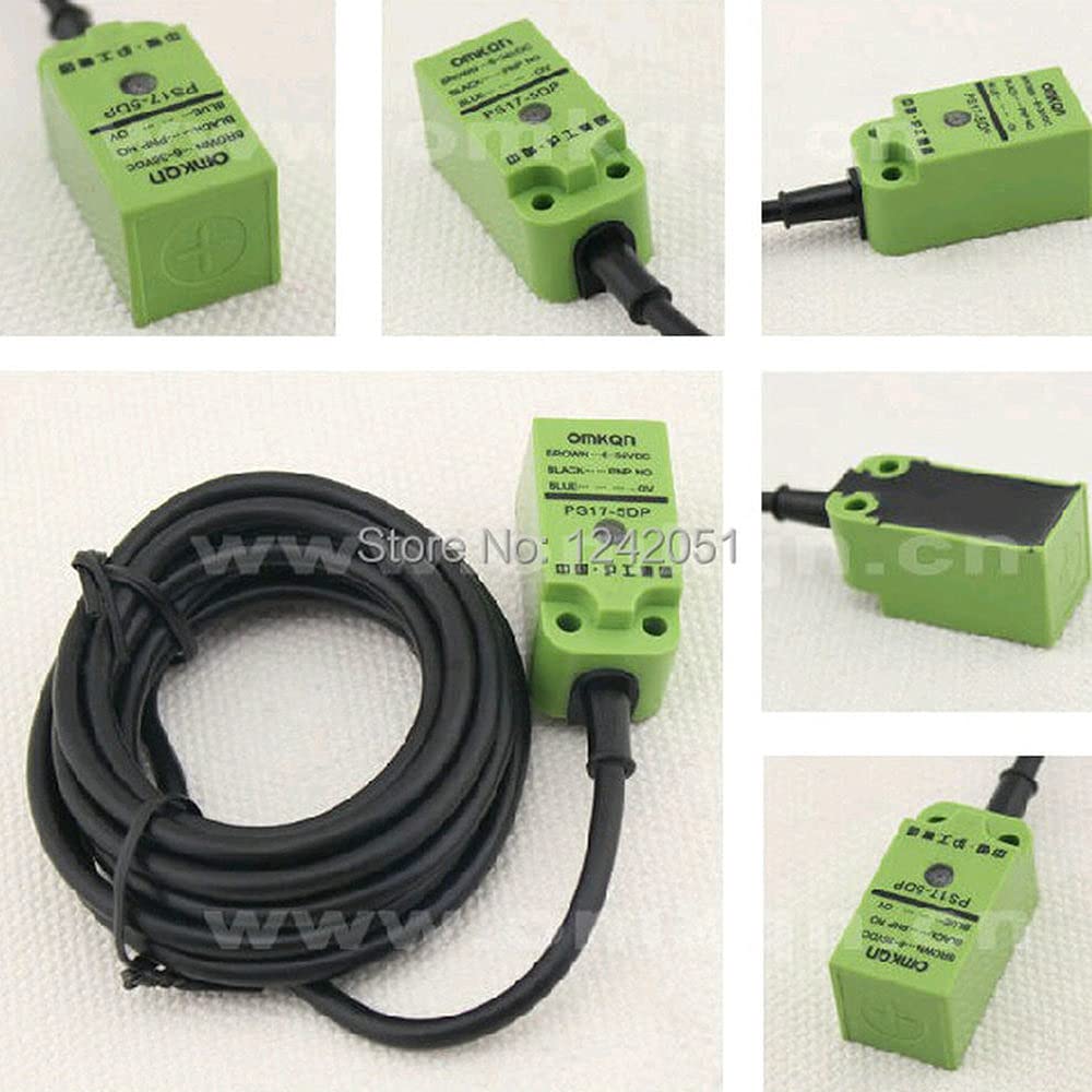 5pcs Inductive Proximity Sensor PS17-5Y2 PS17-5DY2 2 Wire NC AC 110-220V Detection Distance 5MM Proximity Switch Sensor Switch