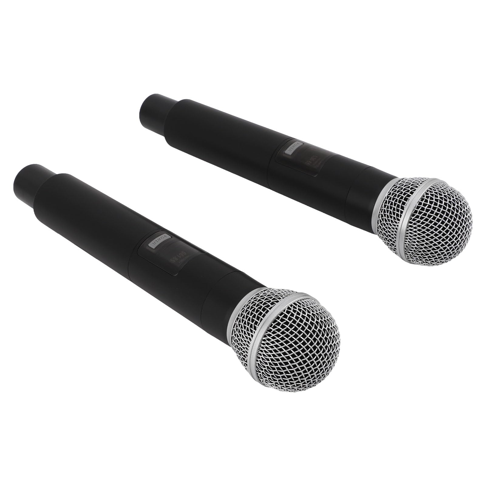 Marhynchus Drahtloses UHF-Mikrofonsystem, 4-Kanal-Handmikrofon mit -Geräuschunterdrückung, 30 M Reichweite für Karaoke-Gesangspartys Im Duett