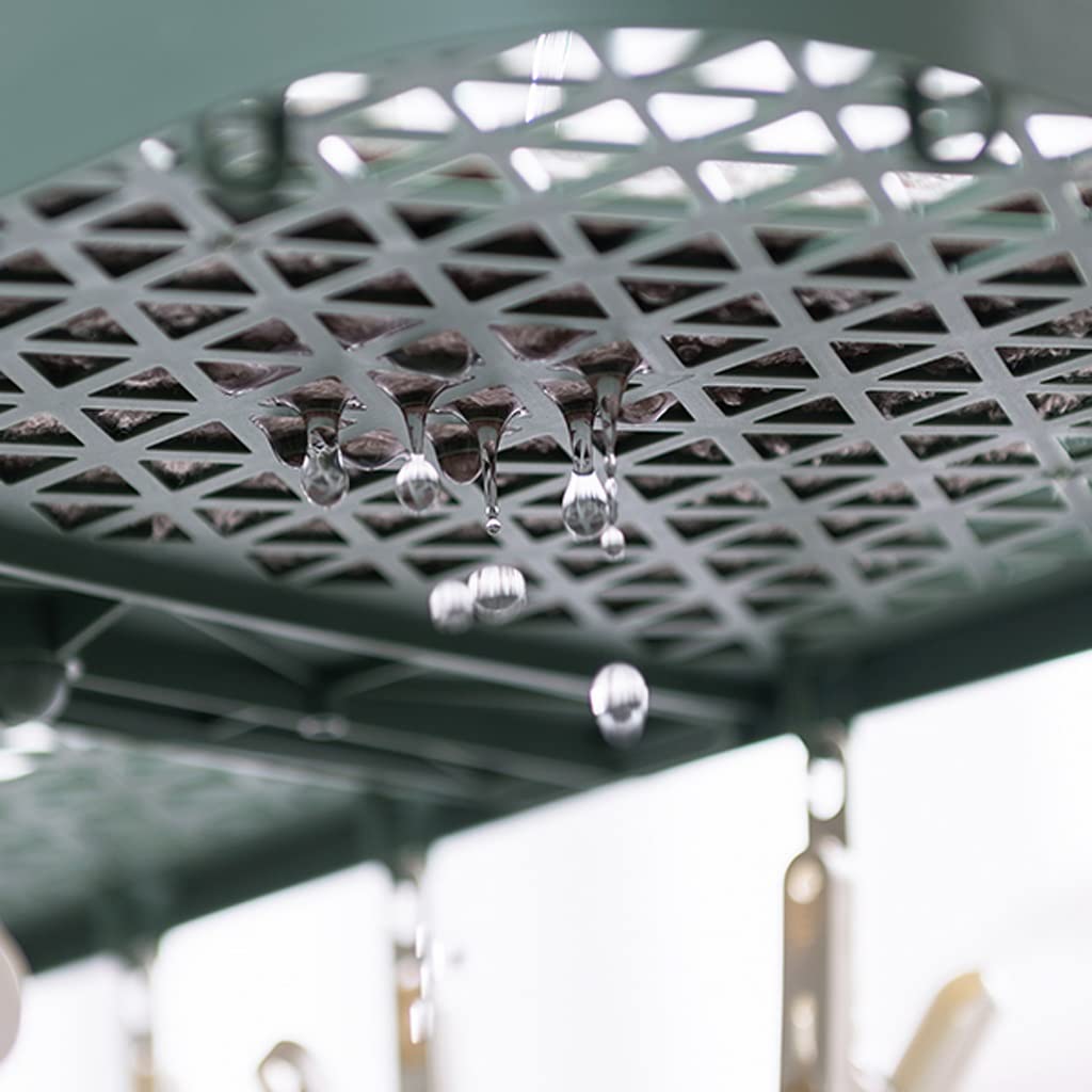 Cintres Cintres Pliables avec 18 Pinces De Séchage, Cintre pour sous-vêtements, Pince À Linge en Plastique, Goutte Cintre Vêtement(Blue)