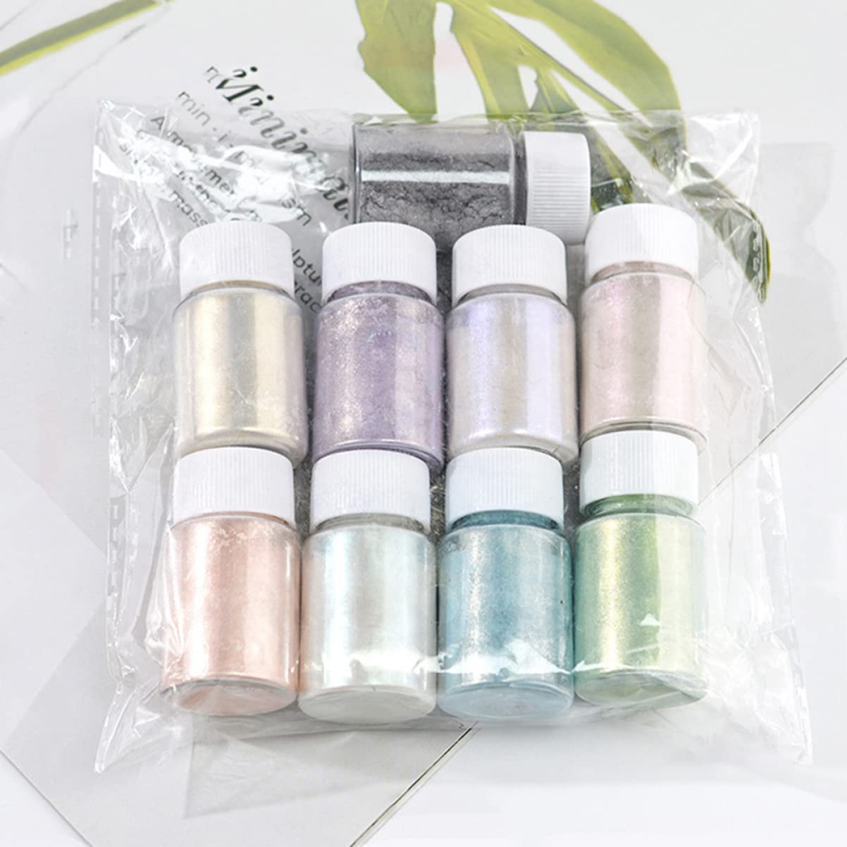 LALAFINA 27piezas Polvo De Mica Para Resina Epóxica Pigmentos Cosméticos Para Manualidades Iridiscentes Para Jabones y De Baño Seguro Para Uso Piel