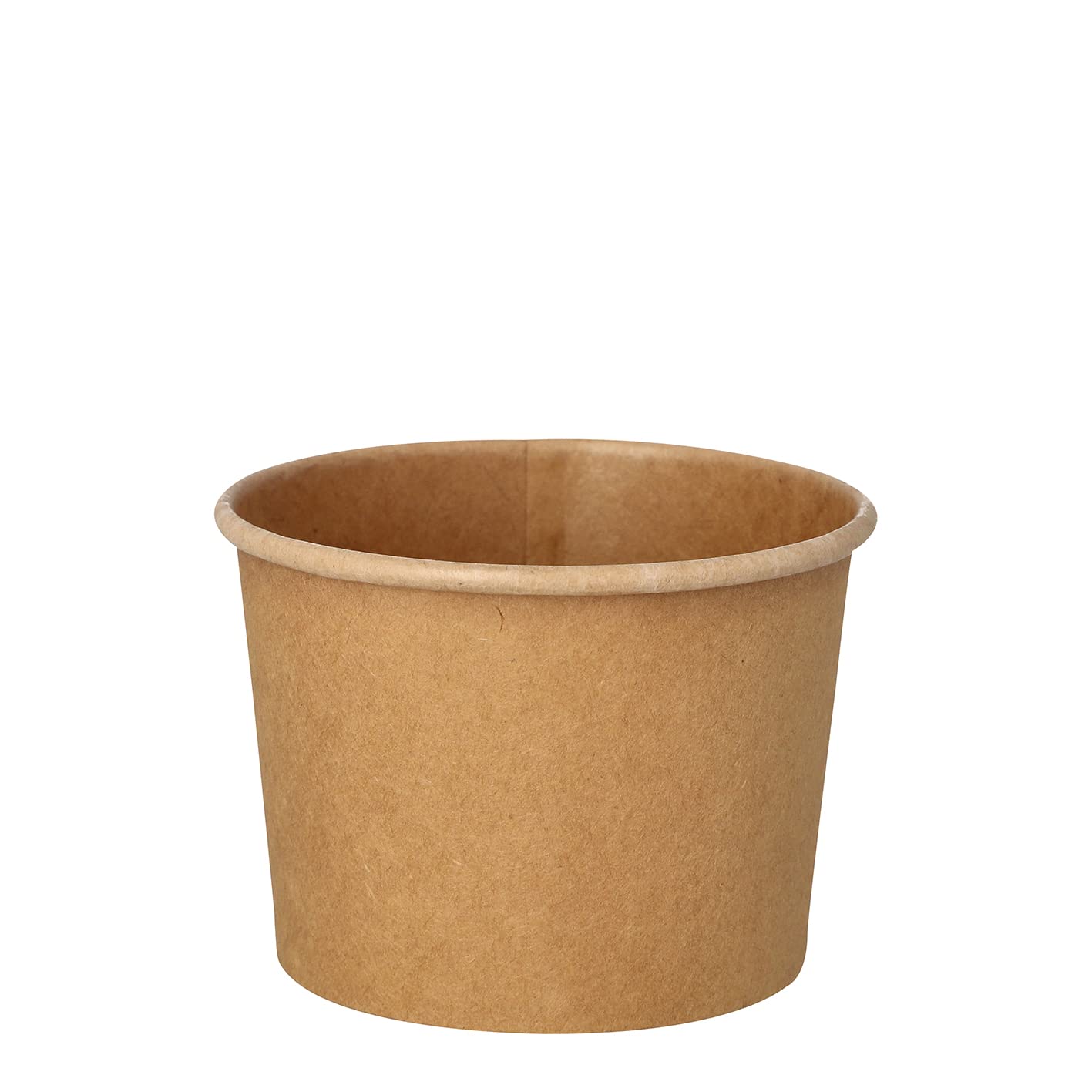 PAPSTAR 500 Suppenbecher, Pappe Pure rund 350 ml Ø 9,8 cm · 7 cm braun 100% Fair