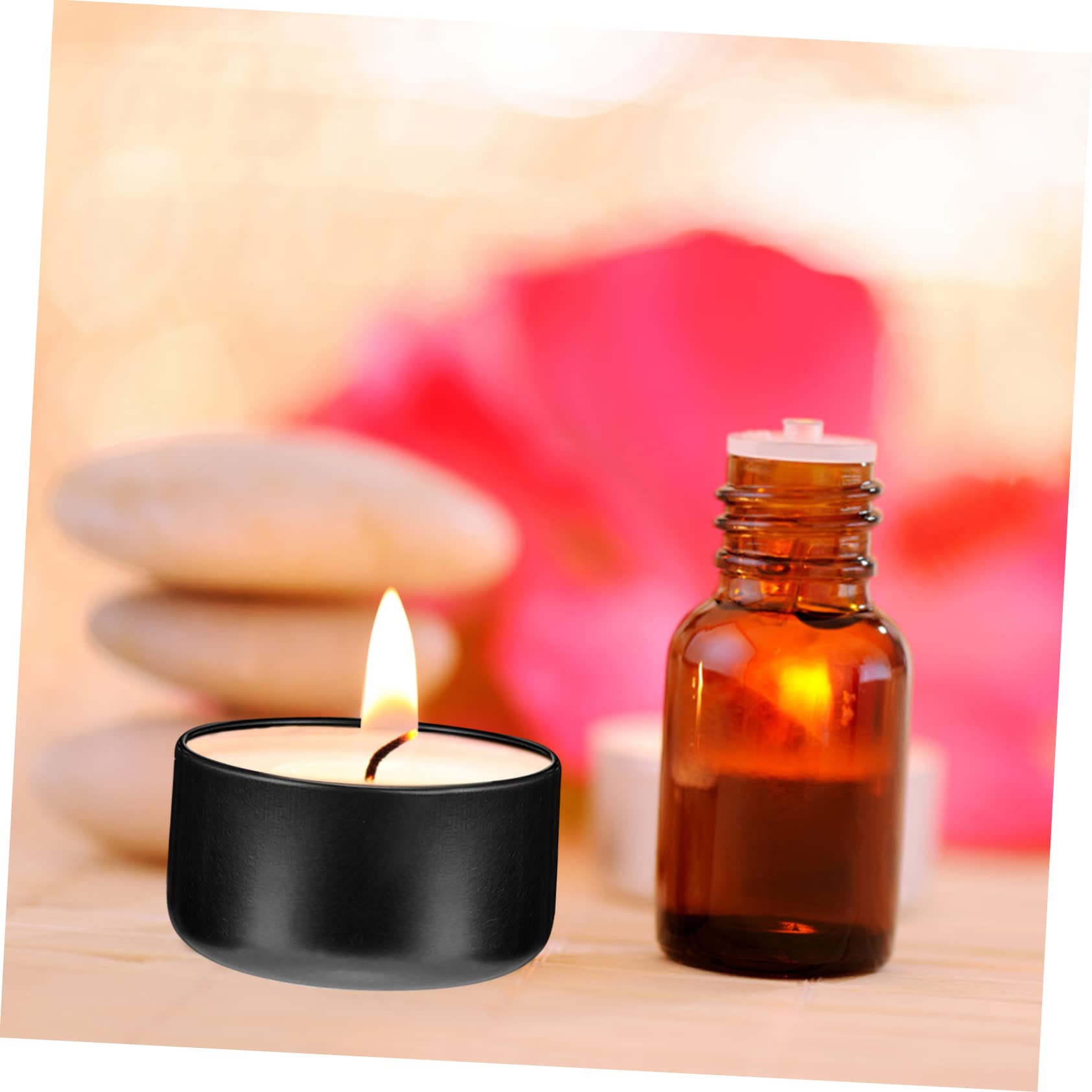 3 Set di Coperchi per Candele in Metallo da 50 Ml Barattoli per Candele in per La Fabbricazione di Candele Spezie Viaggi E Artigianato 12 Pezzi * 3