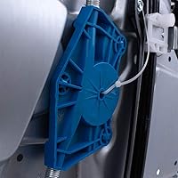 Vista 5 de Repuesto de elevalunas con panel interior de puerta para ventana delantera de acompañante para Volkswagen 1C0837656C, mando eléctrico