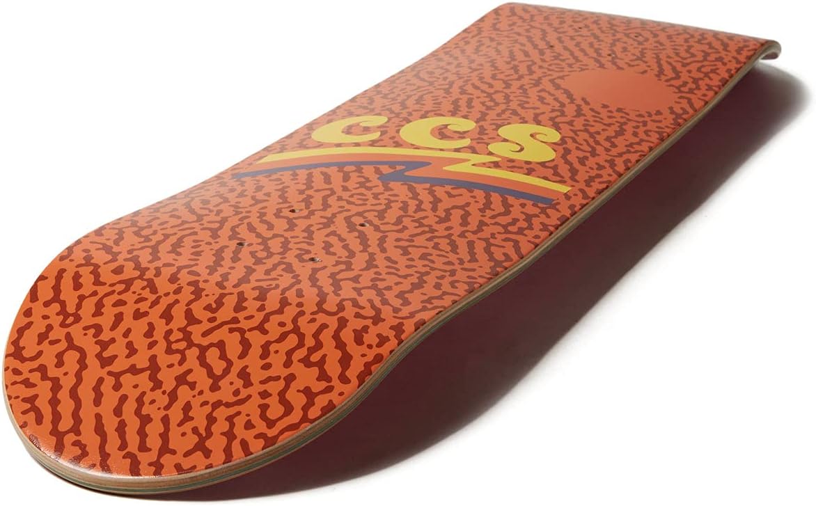 [CCS] Wavy Times Skateboard Deck Orange 8.00"