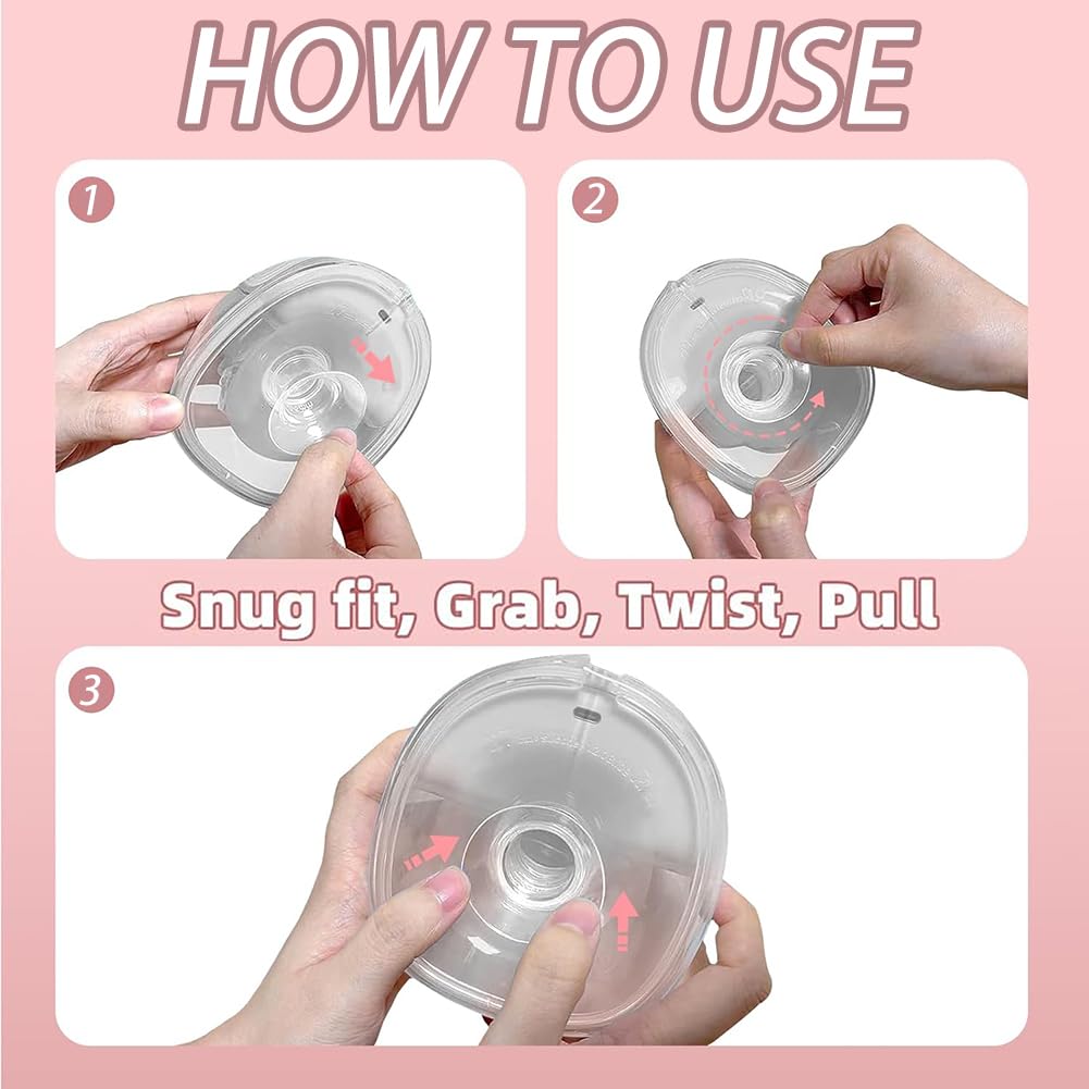 Hodaqe Breast Pump Flange Inserts for 24 mm Shields, 5 Pcs 1