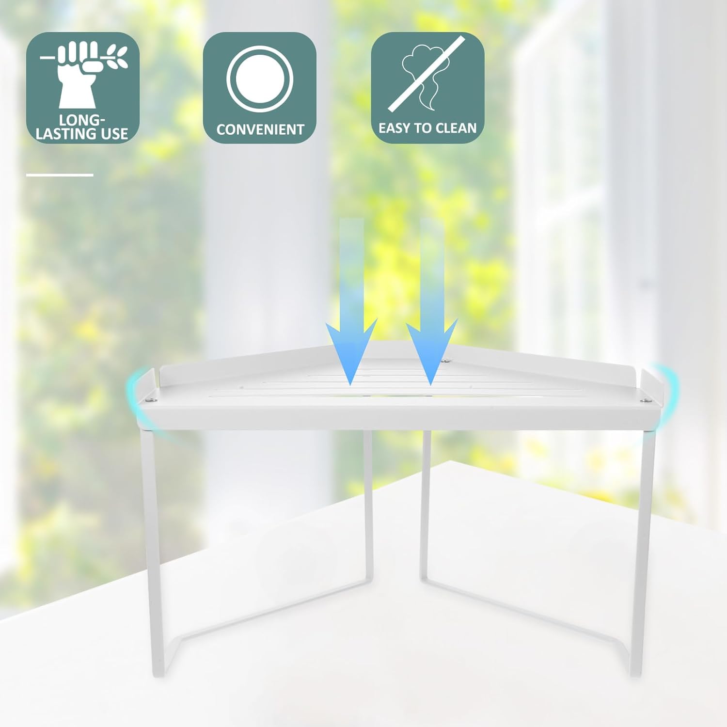 Multi-function Metal Spice Rack with Pull-out Drawers Small Size Seasoning Organizer Shelf for Kitchen Cabinet and Countertop Storage