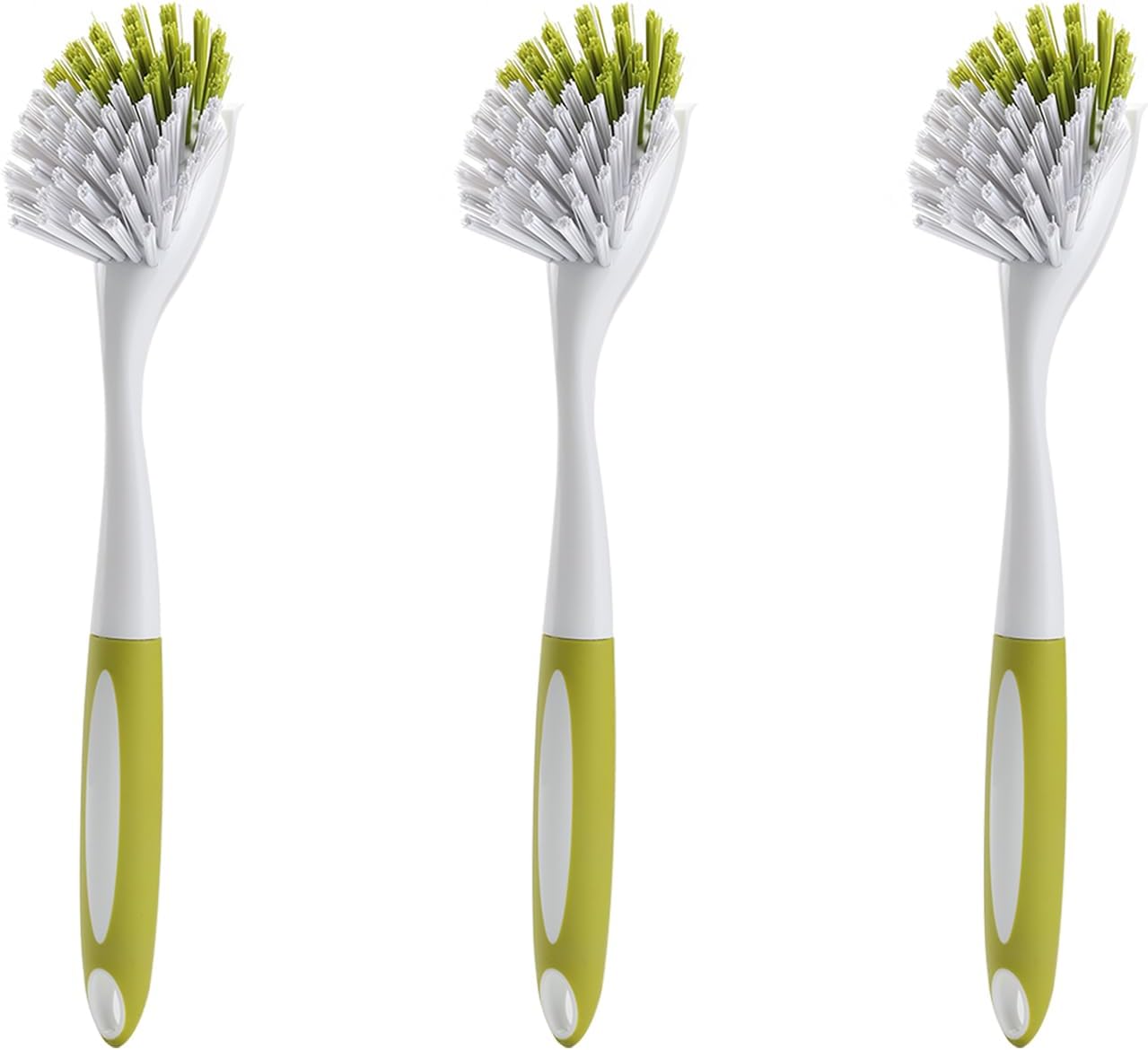 Washing Up Brush for Kitchen, Dish Brush for Pots, Pans & Sink Cleaning, 3 Pack