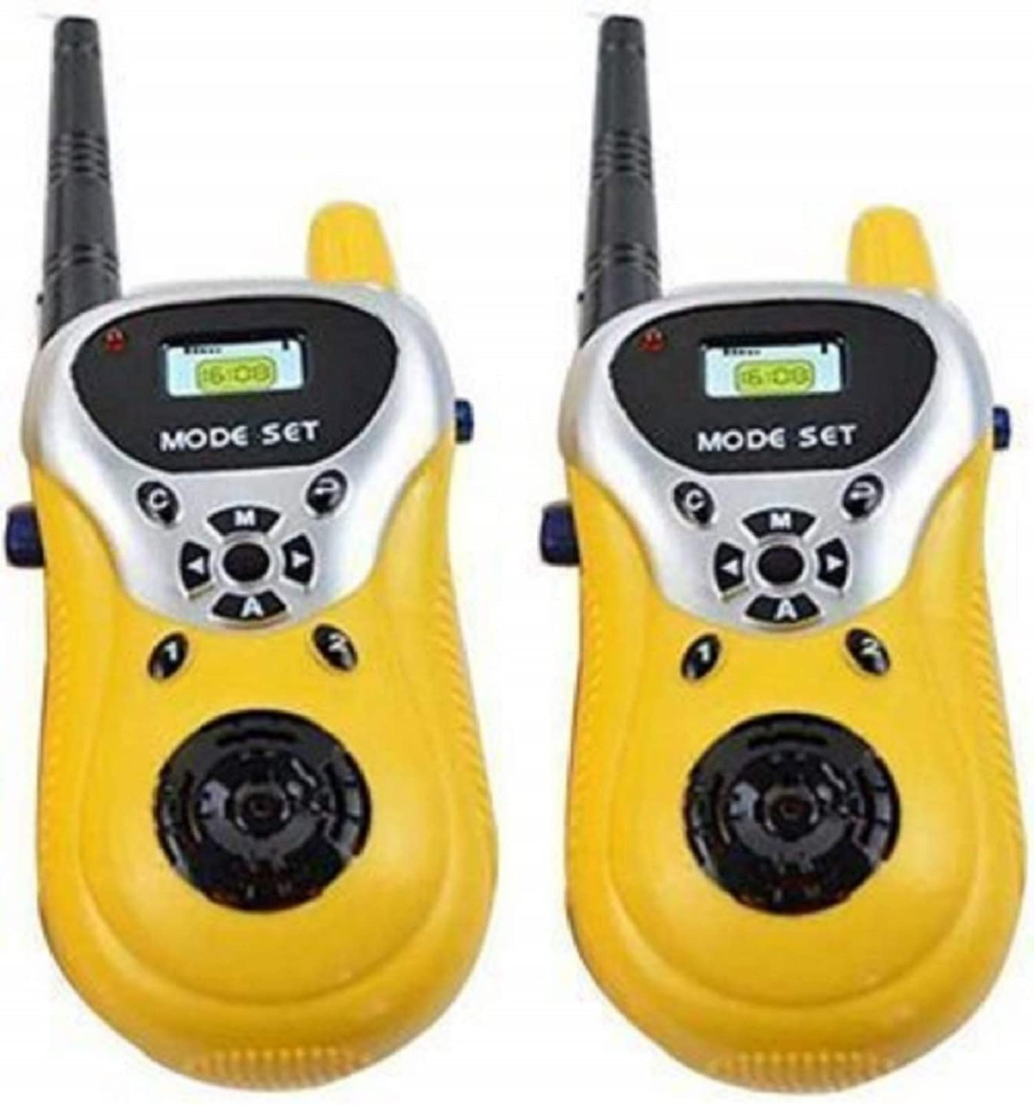 Trade Globe Handheld Walkie Talkie 2 Way Radio Wireless Toy with 2 Player System Long Range Portable Communication Interphone Phone Toy for 3-12 Year Old Boys Girls Kids - Yellow Pair - 1 (B089RBL8WD) Amazon Price History, Amazon Price Tracker