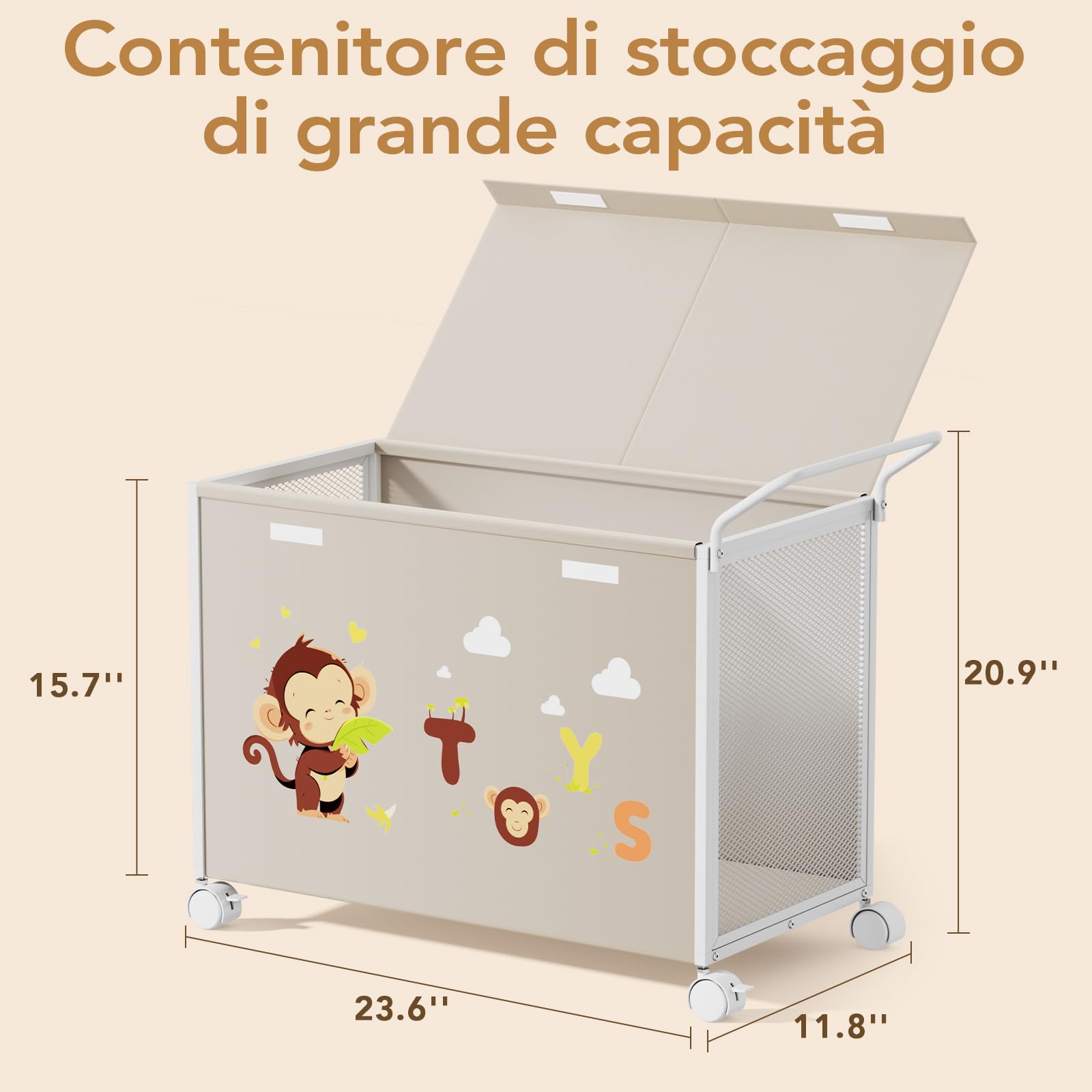 Scaffale Portagiochi Bambini, Scaffale Per Giocattoli Con Scatole, Bambini Giocattoli Organizzatore Di Stoccaggio Armadio Per L'organizzazione Della Stanza Dei Giochi Camera Da Letto ( Color : /Blue