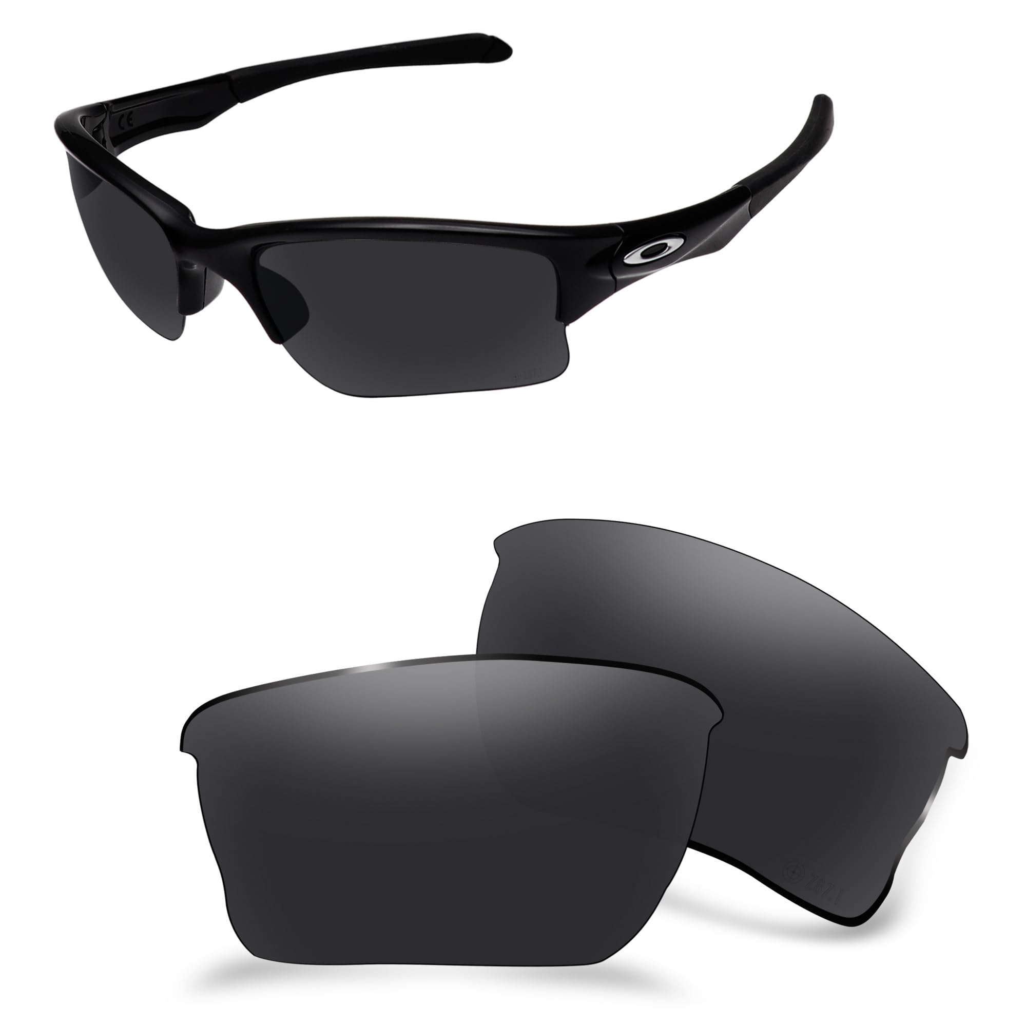 AOZAN ANSI Z87.1 Replacement Lenses For Oakley Quarter Jacket OO9200 Sunglasses