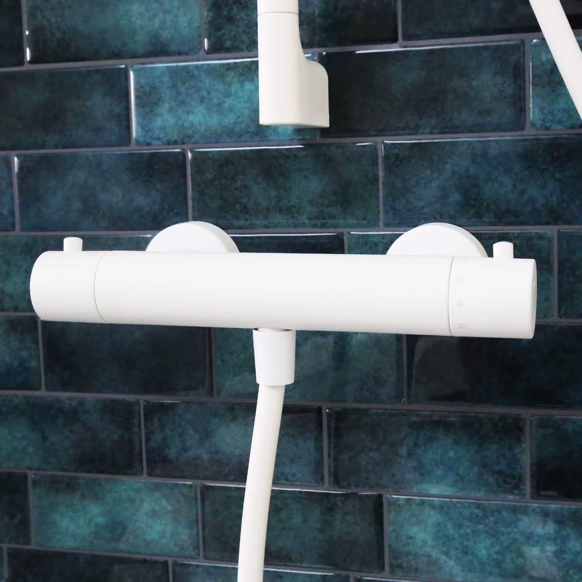 Essebagno 9024259 Luisa - Mezclador de ducha termostático blanco