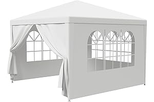 Smartxchoices 10' x 10' Outdoor Waterproof Gazebo Tent