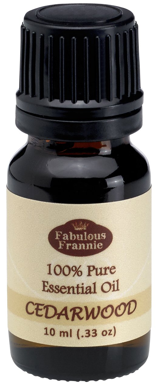 Fabulous Frannie CEDARWOOD 100% Pure, Undiluted Essential Oil Therapeutic Grade - 10 ml. Great for.