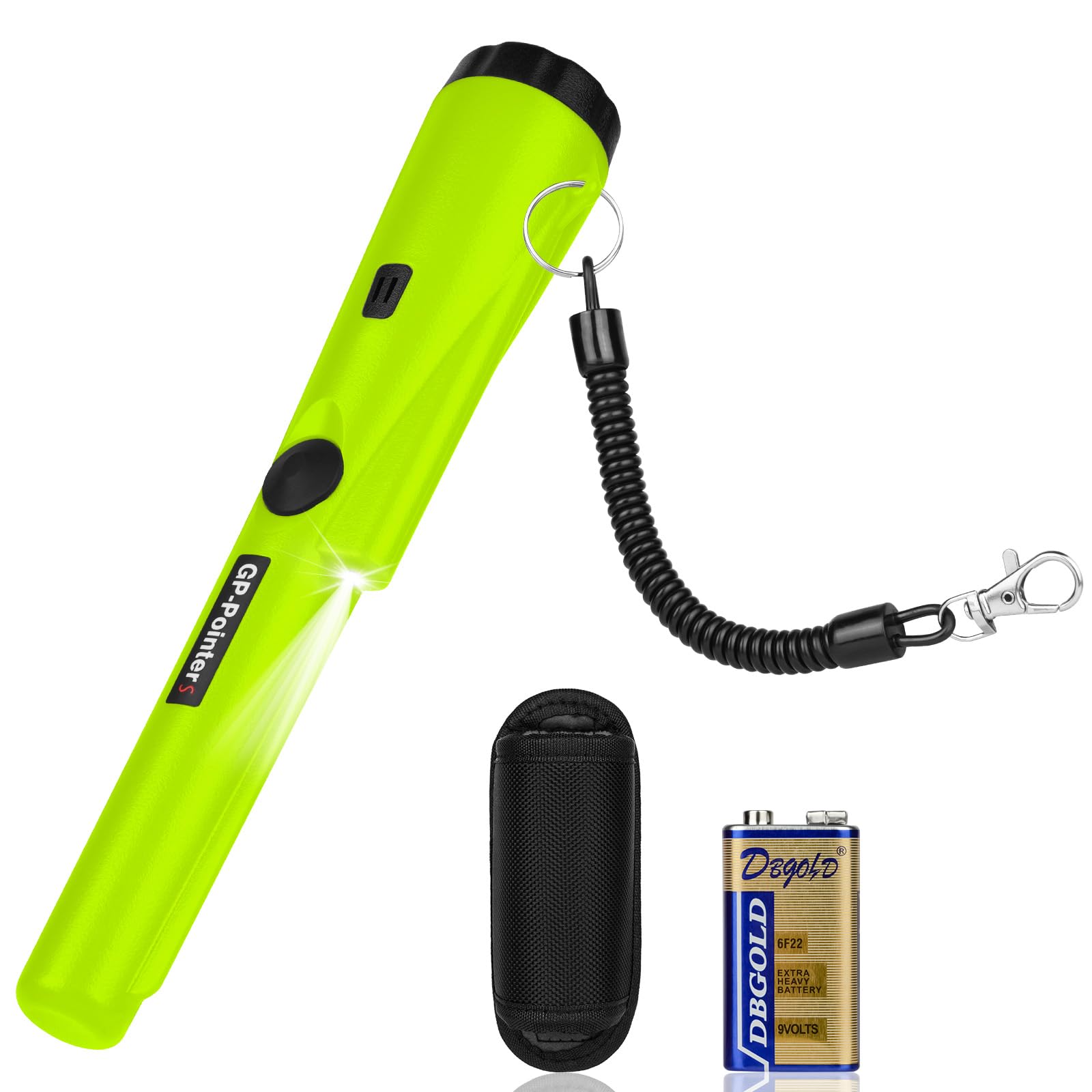 Flintronic Metal Detector Pinpointer, 360° Portable Metal Detector Finder Pinpointer