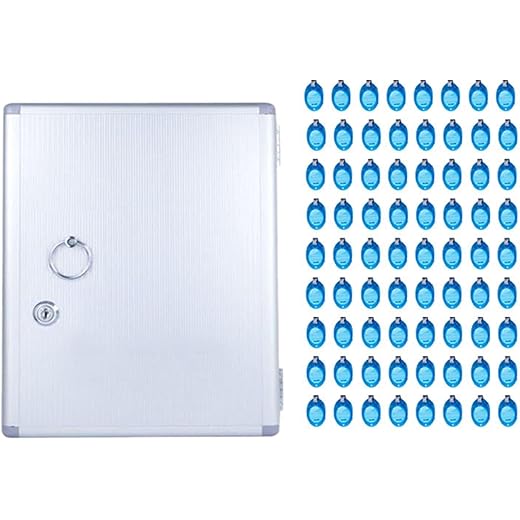 Key Cabinet Lock Box Wall Mounted 39.5x5.5x48cm