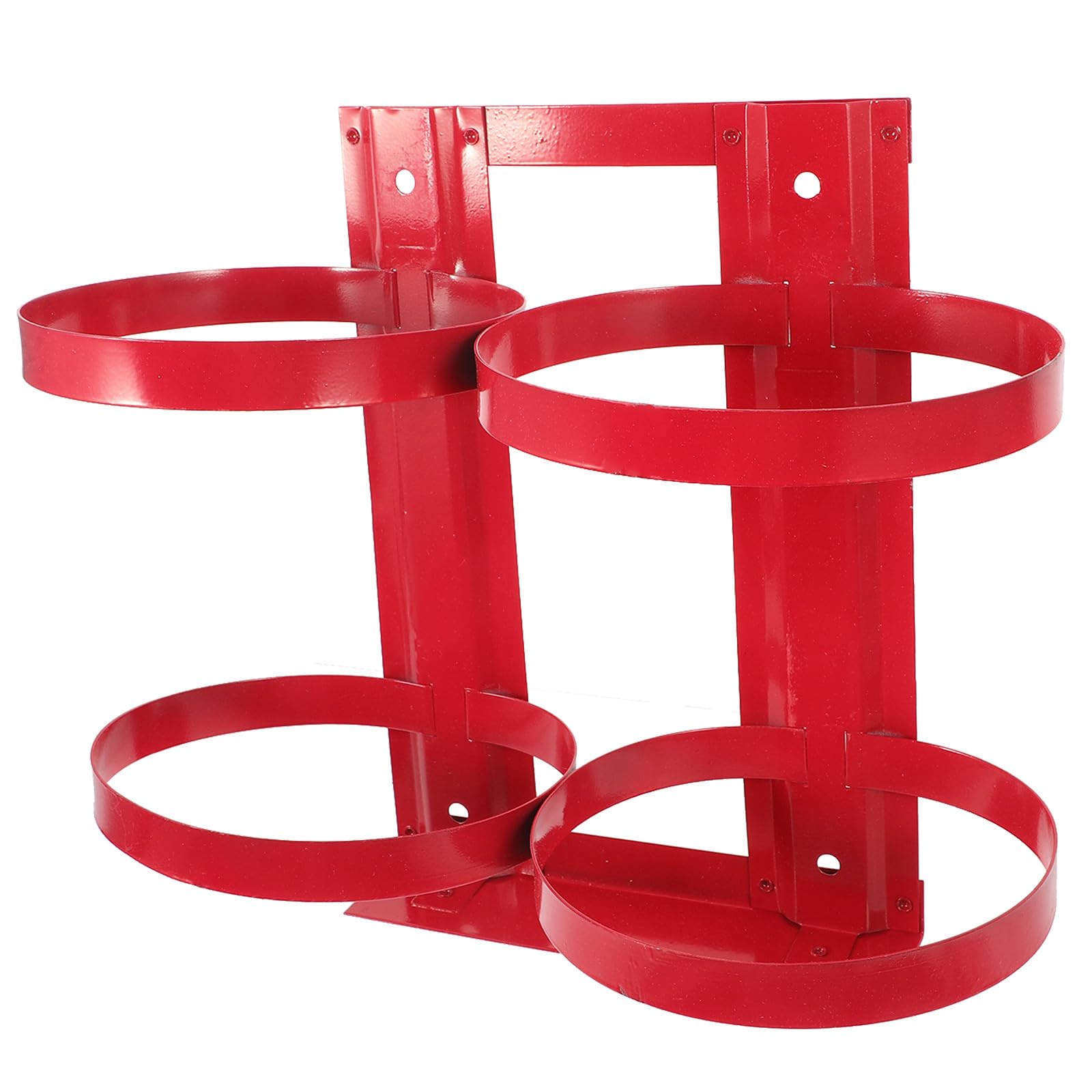 GALPADA Supporto di Montaggio e Struttura Professionale in Ferro Rosso per Estintore 5kg Apertura Rapida per Sicurezza Domestica e Aziendale