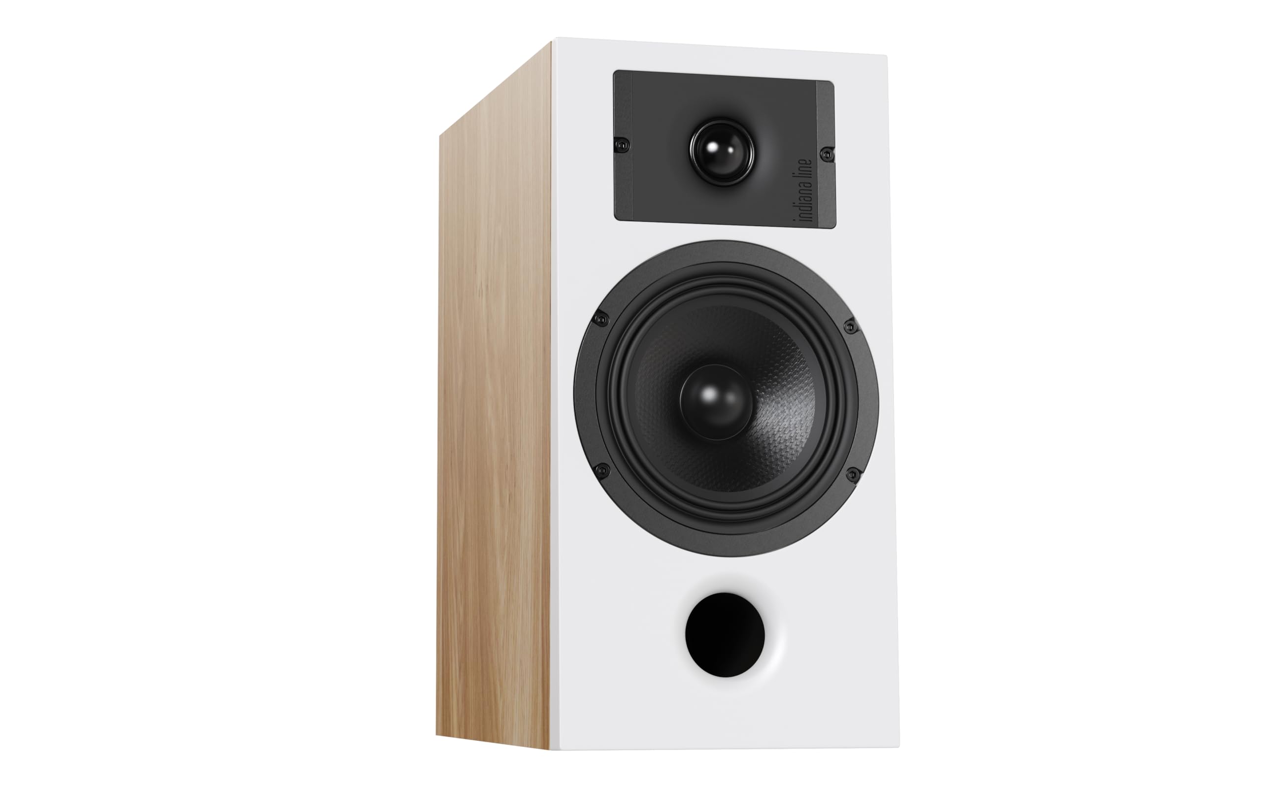 Indiana Line Diva 3 di diffusore da scaffale - coppia (bianco/noce)