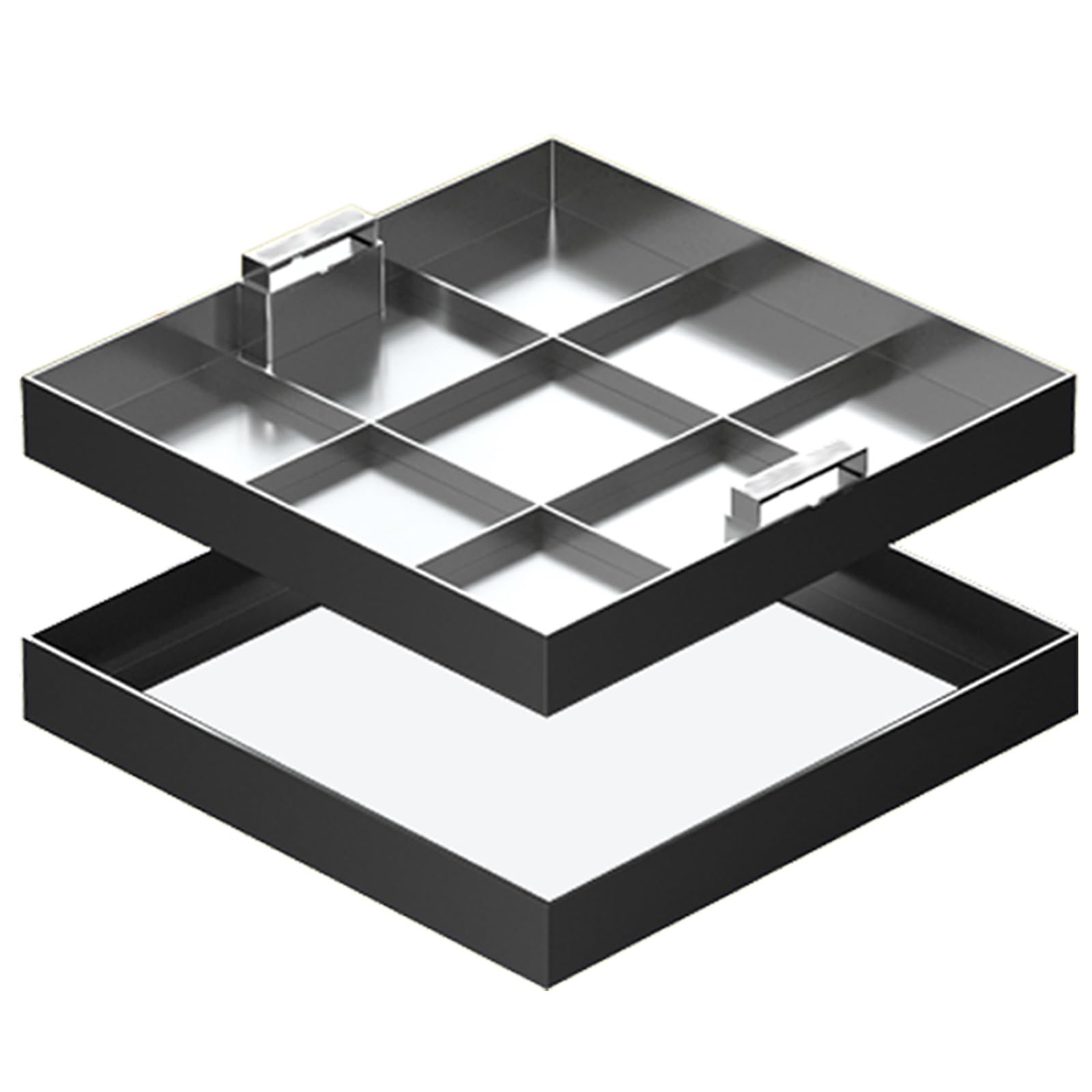 WXPGFEQ Invisible Stainless Steel Recessed Square Manhole CoverSewage Lid for Urban Sidewalks Parking Lots Courtyards and Septic Inspections
