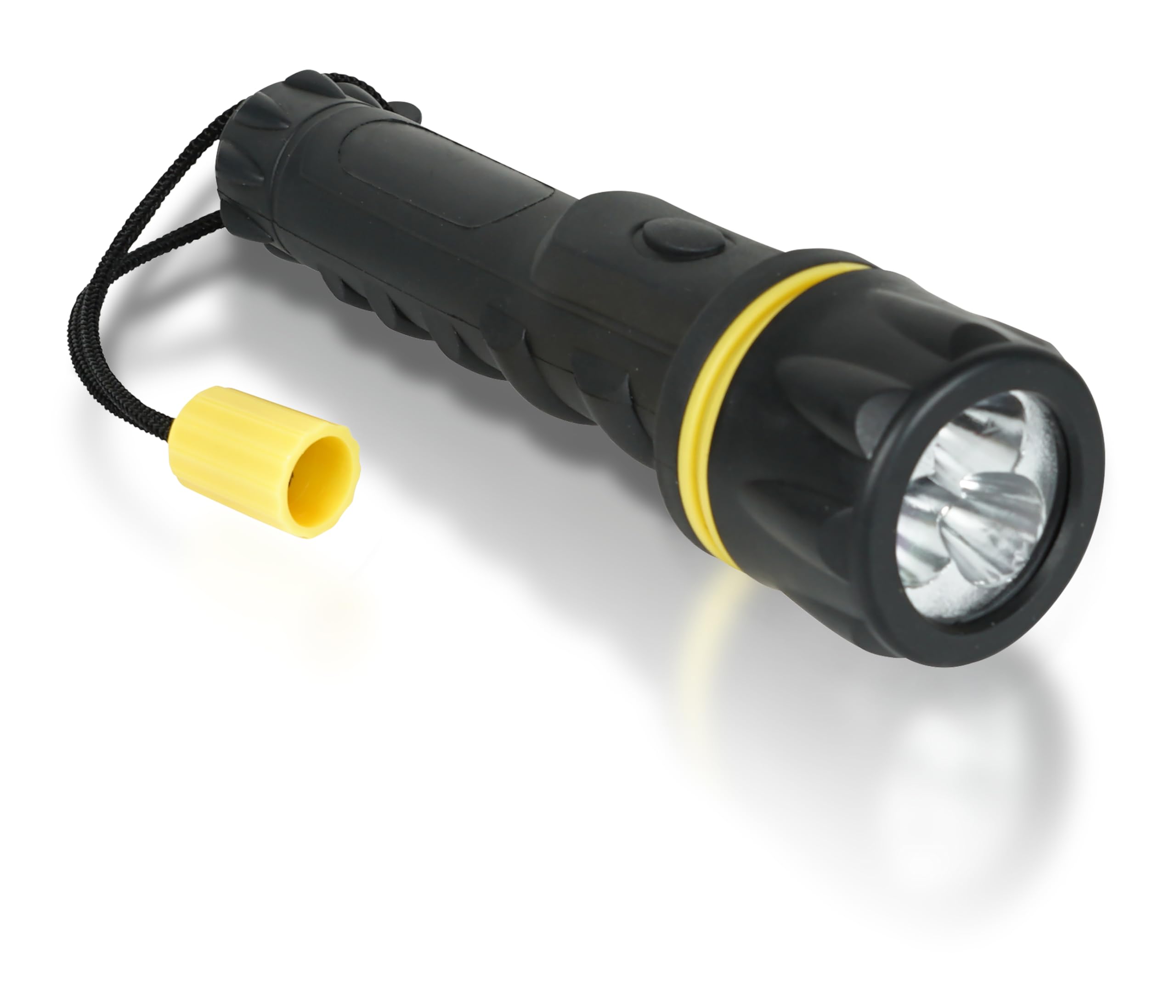 Eagle Black Handheld Pocket Bright Work Light Torch With Spot And Flood Beams,Magnet And Clip For Inspection And Emergency Use