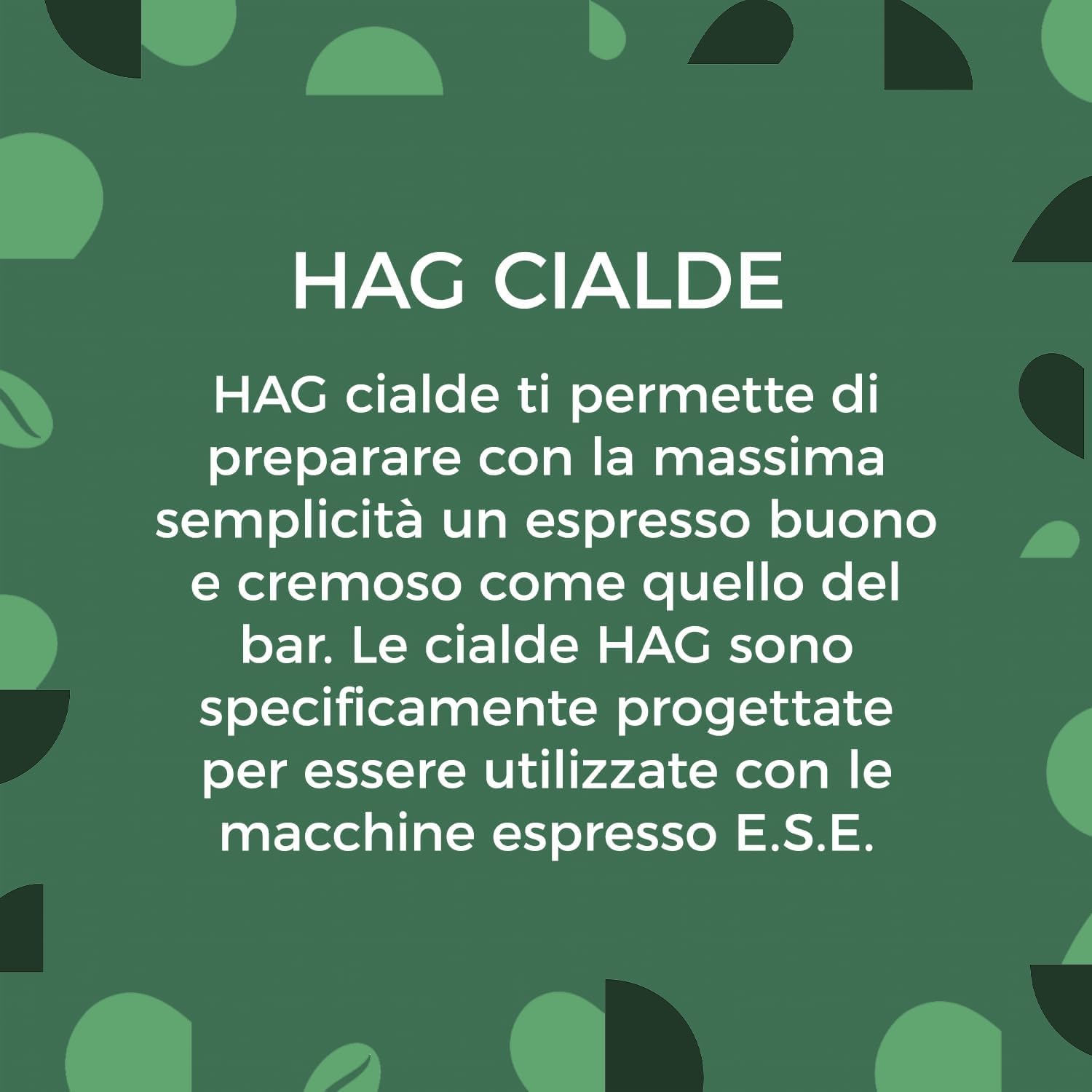 HAG - Caffè in Cialde ESE Decaffeinato - 180 Cialde - 6 Confezioni da 30 - Miscela Espresso per Macchina Portafiltro Monodose - Caratterizzato da un Aroma e Gusto Delicati -DD-