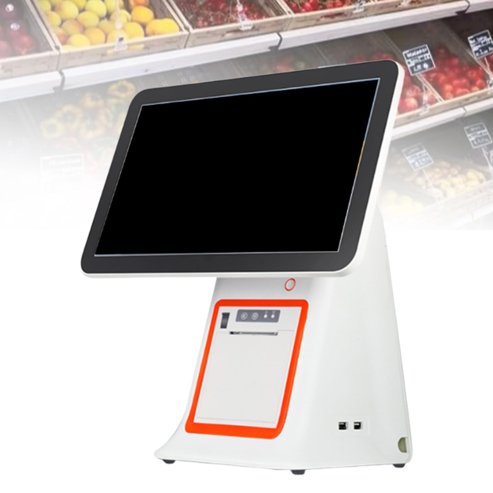 All-in- Schermo Pos Registratore di Cassa Monitor Terminal per Ristorante Al Dettaglio Piccole Imprese Bianco-a