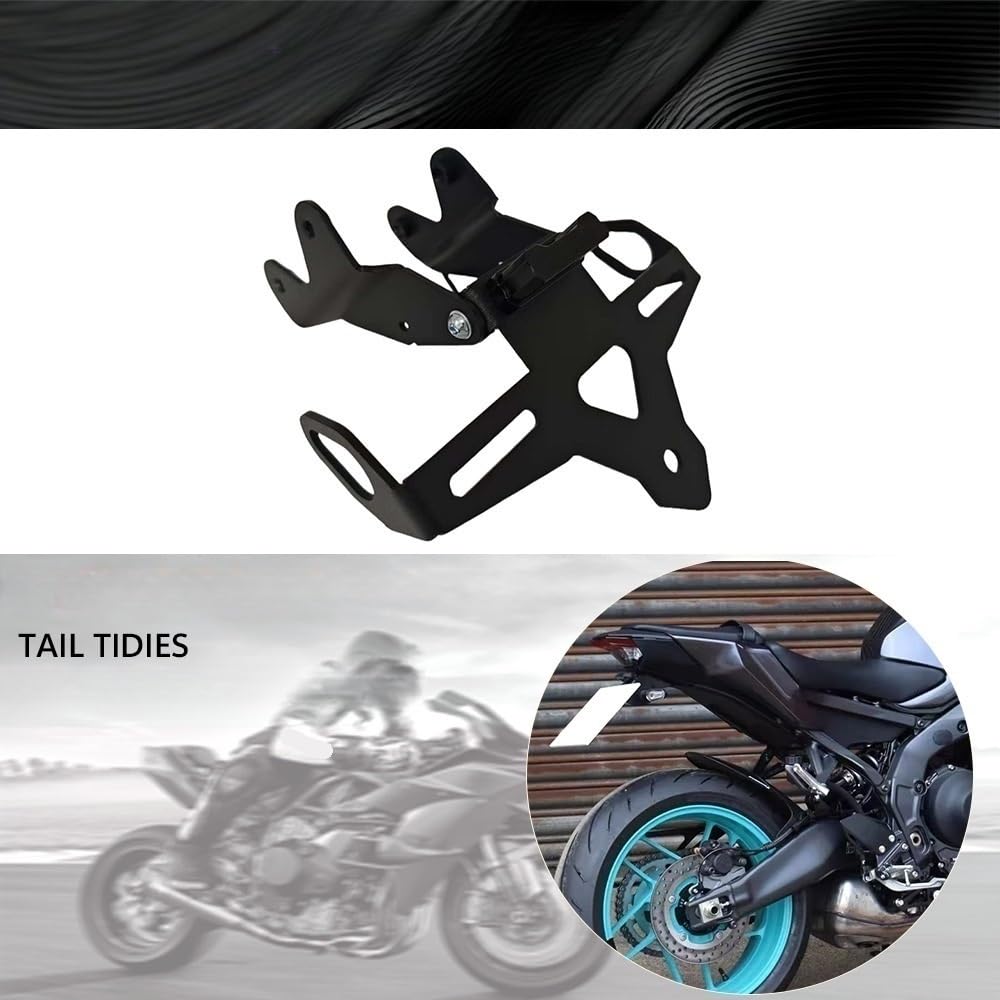 Portatarga Porta targa per moto Accessori Nero per mt09 MT09 SP Mt09 MT-09 2024 2025