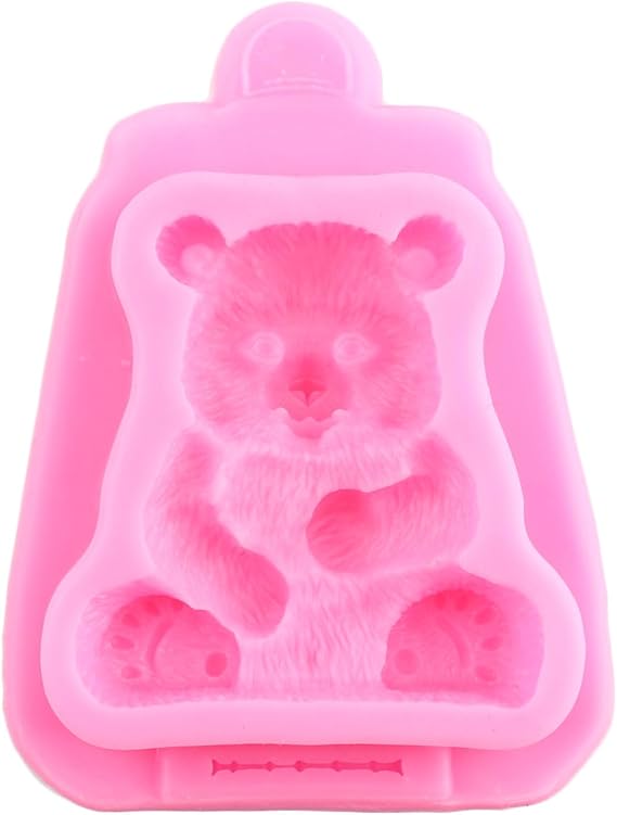 Panda Silicone Molds Panda Fondant Chocolate Candy Mold