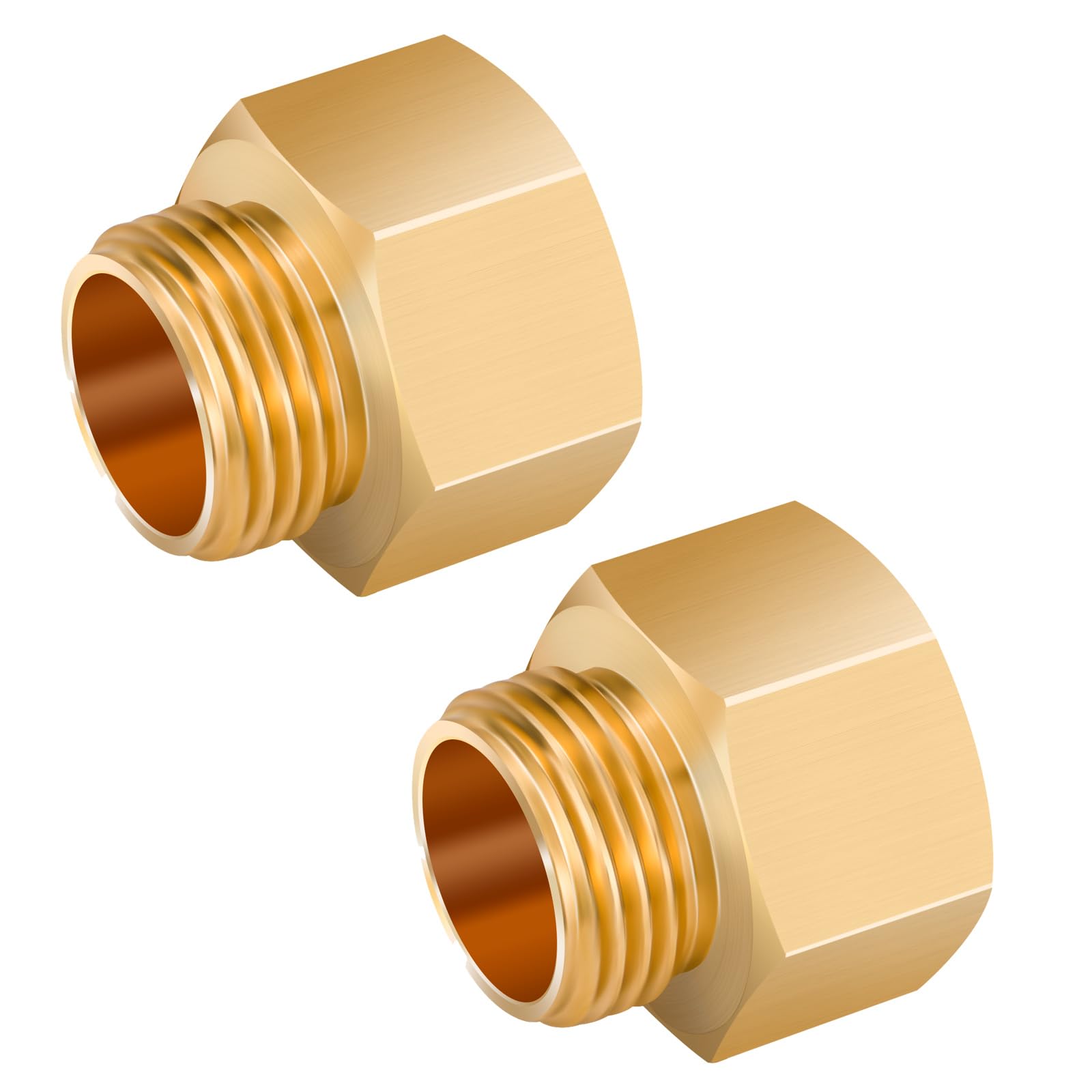Adaptateur tuyau d'arrosage laiton pour réparer fuites filetage 3/4