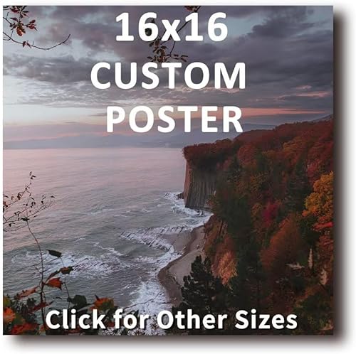 Vista 18 de Impresión de póster personalizada, carga tus imágenes/imágenes, personaliza tu propia decoración artística de fondo personalizada, 12 x 18 pulgadas