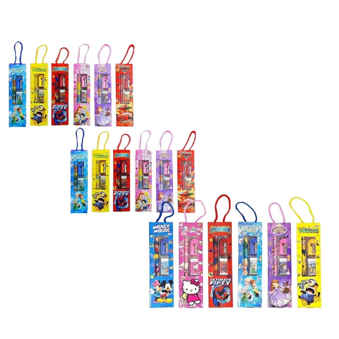 Gamins Gadgets® Ultimate Character-Themed Stationery Gift Set for Kids Return Gift for Birthday Stationery Set Pen Pencil Eraser for Girls and Boys (Gift Set 18) (B0C8WMZRLY) Amazon Price History, Amazon Price Tracker