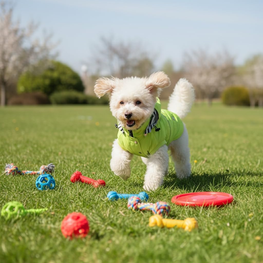 Dog Raincoat Waterproof Raincoats Dog rain Jacket Buttons Zipper Hood Drawstring Suitable for Small Medium Yorkie Terrier Schnauzer Poodle Border Collie Labrador 8lbs to 80lbs Green S
