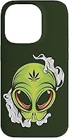 Vista 17 de Alien UFO Cannabis Marijuana Weed Hemp THC Ganja Gift Case for iPhone 17