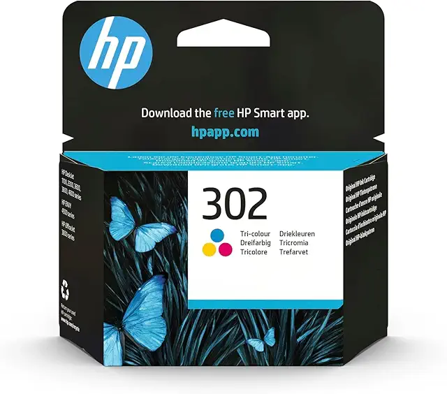 Cartouche HP Envy 4527 - HP 302 Trois Couleurs Cyan/Magenta/Jaune Authentique