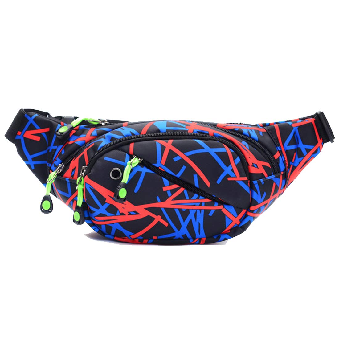 Ausion Fanny Pack Waist Bag for Men&Women Adjustable Belt Hip Bum Bag Fashion Water Resistant Hiking Waist Bag for Traveling Casual Running Hiking Cycling