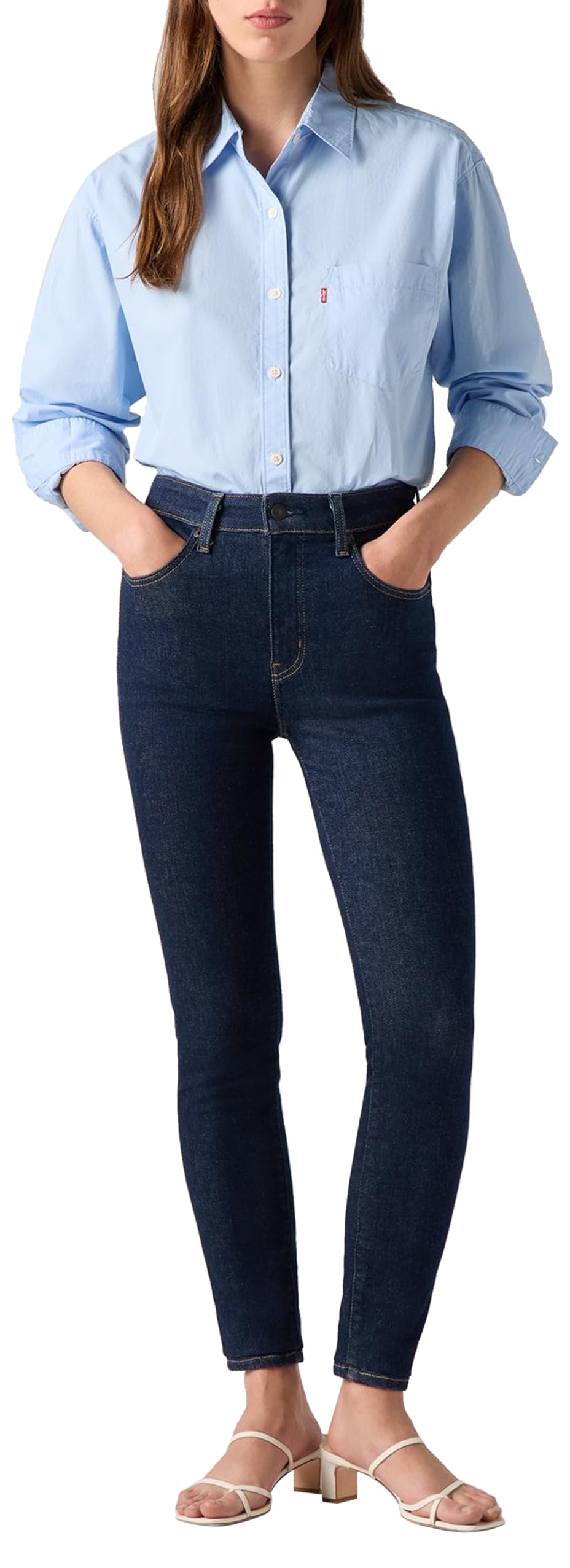 Levi's Women's 721 High Rise Skinny Jeans, Tenacious Rinse, 29W x 32L