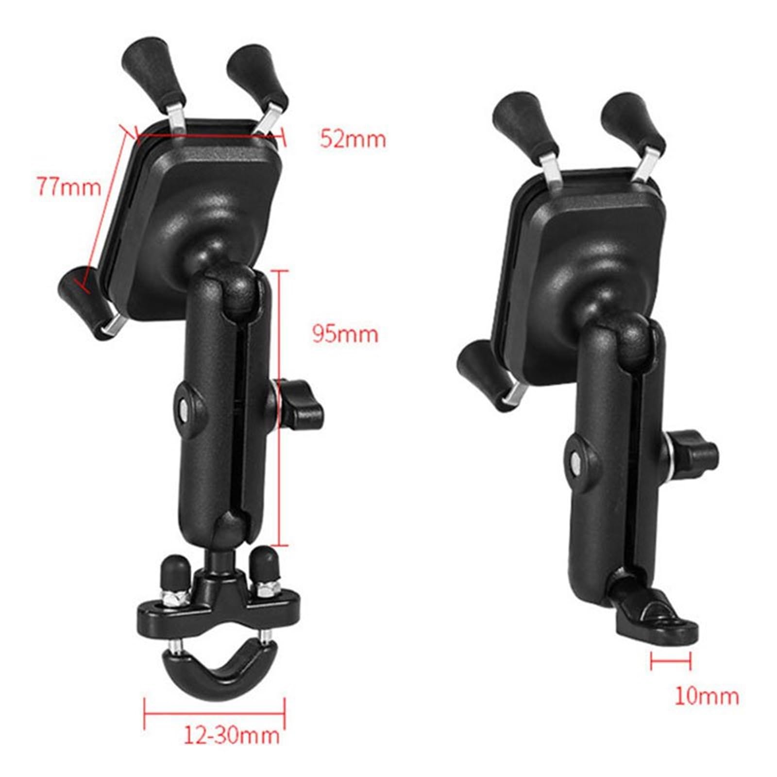 Supporto Universale Per Telefono Cellulare Da Moto In Alluminio, Supporto Per Telefono Da Bici, Supporto Per Da 4-6,5 Pollici