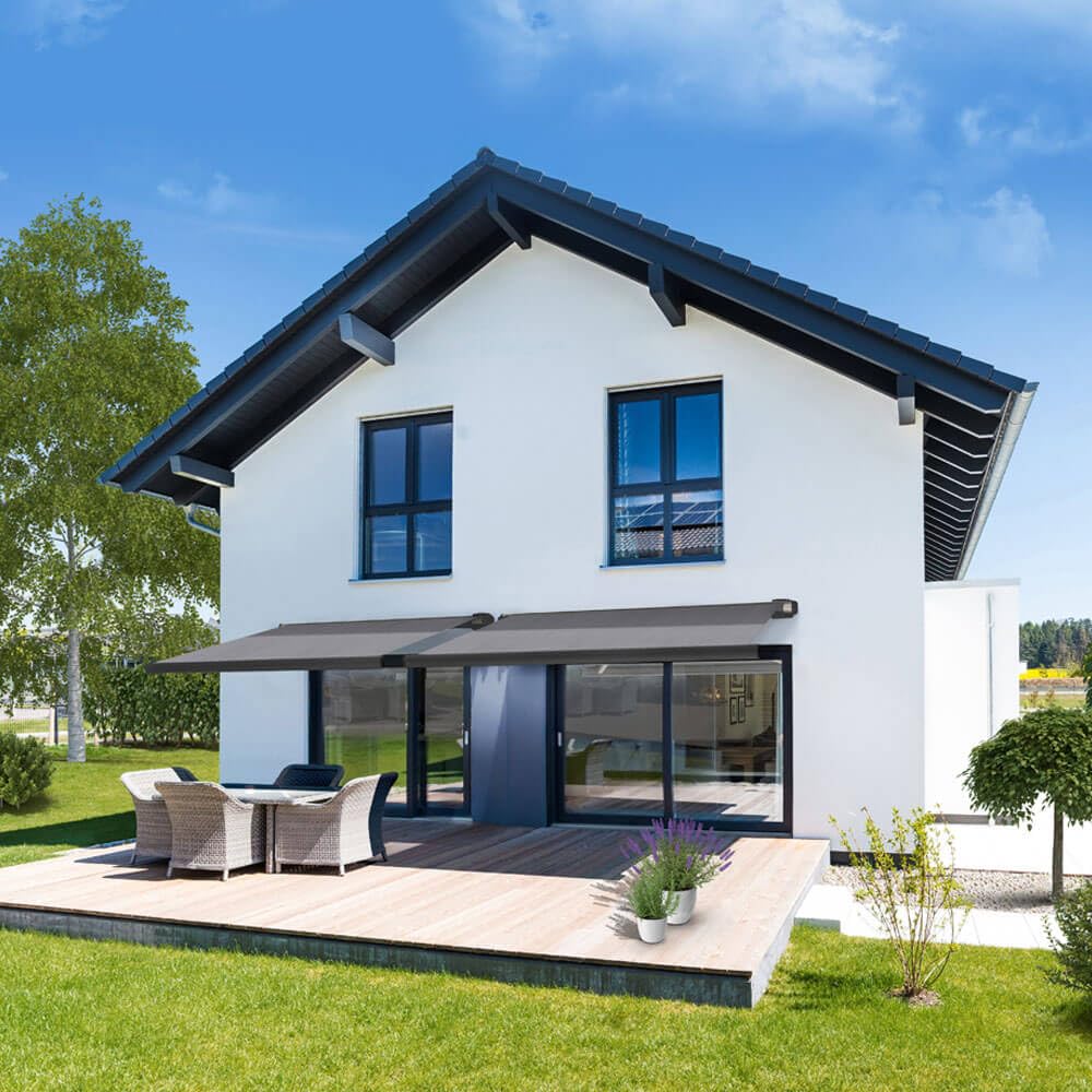 home deluxe markise bewertung - LED Vollkassettenmarkise ELOS - Anthrazit, 500 x 300 cm poubelle stable Farbe:Ölsand ARRMA Main Input Gear,
