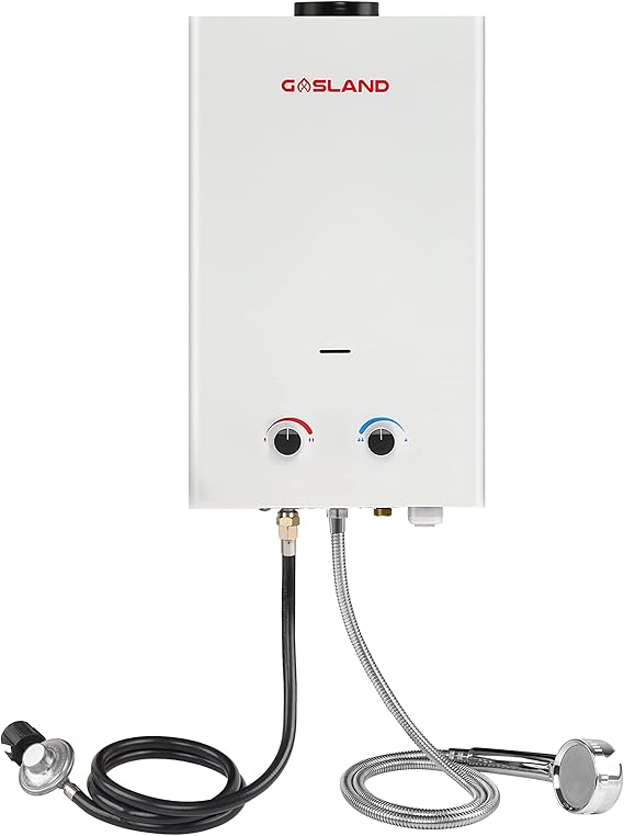 Tankless Water Heater, GASLAND Outdoors Propane Water Heater 10L BS264