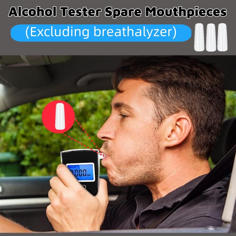 Etilometro Portatile Professionale - Display LCD, 20 Boccagli, Alta Precisione, Per Uso Domestico E Di Gruppo - Foto 11